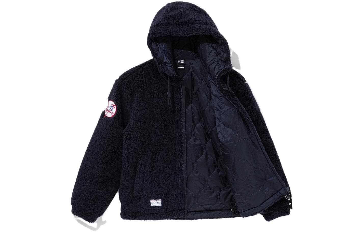 New Era x MLB Yankees Zip Hoodie Navy