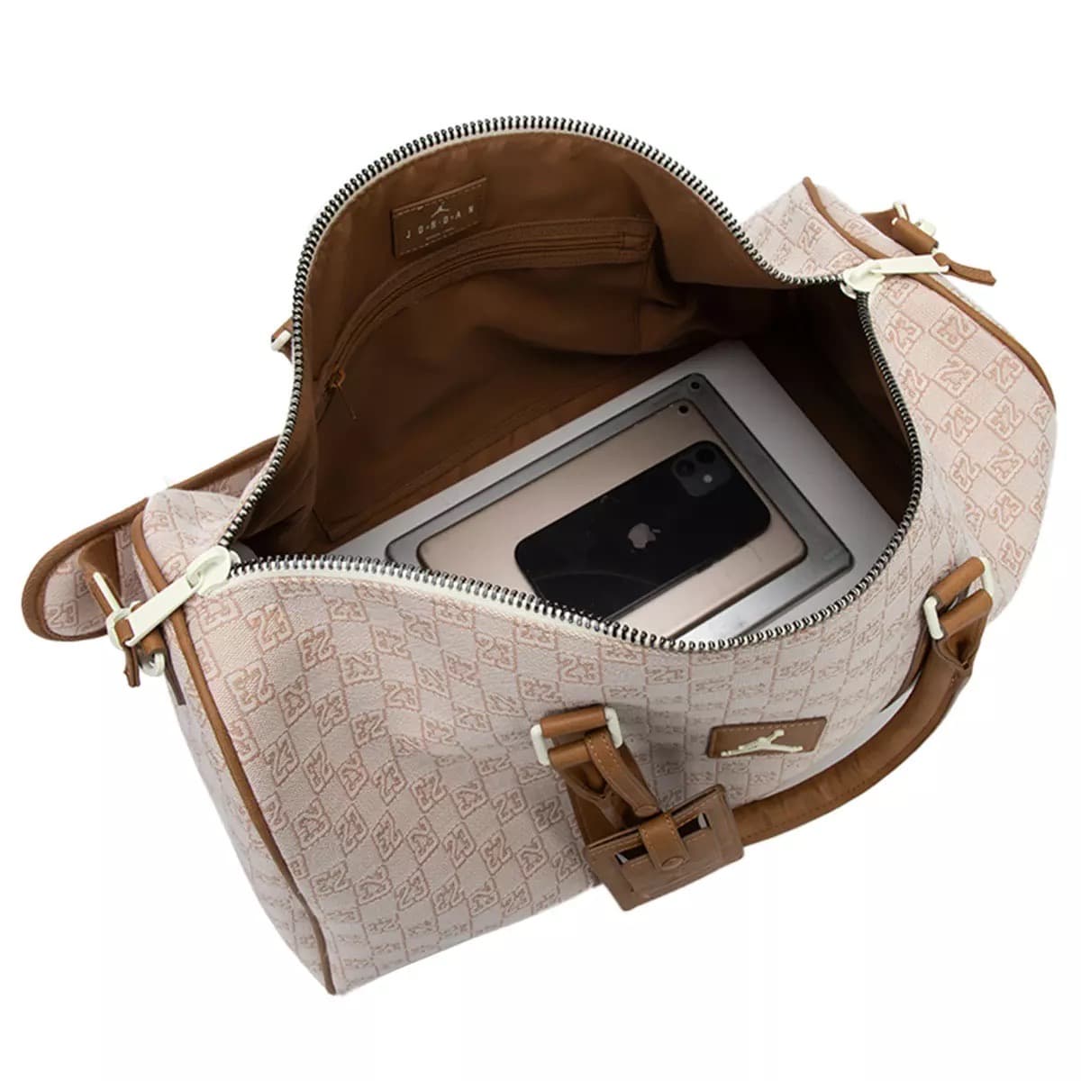 Jordan Chessboard Duffel Beige/Cream