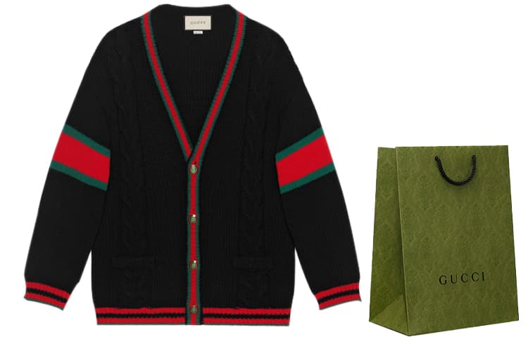 Gucci V-Neck Knit Sweater