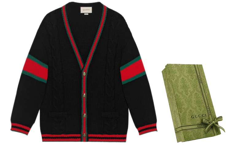 Gucci V-Neck Knit Sweater