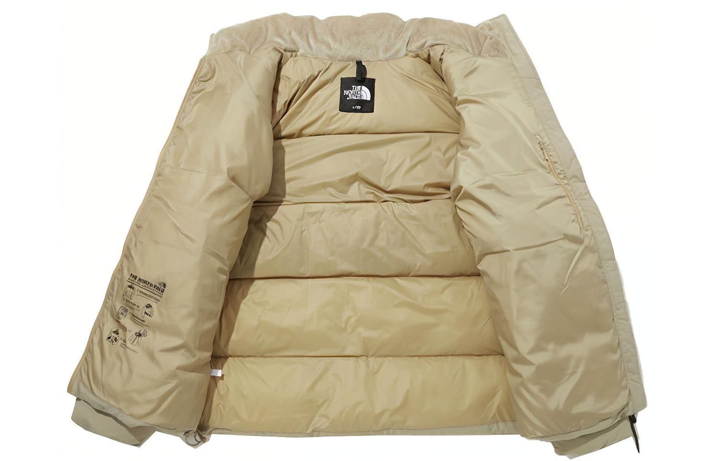 The North Face Logo Embroidered Jacket Khaki