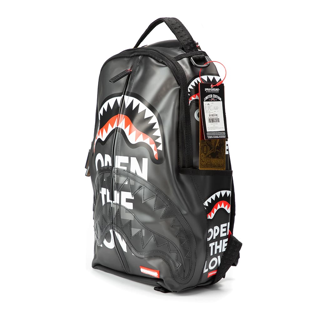 Sprayground Shark Mouth Black Backpack