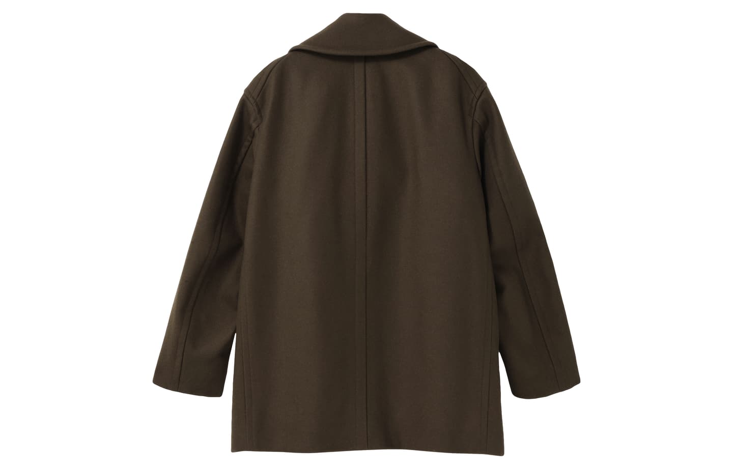 UNIQLO x Jil Sander FW20 Double-Breasted Coat Olive