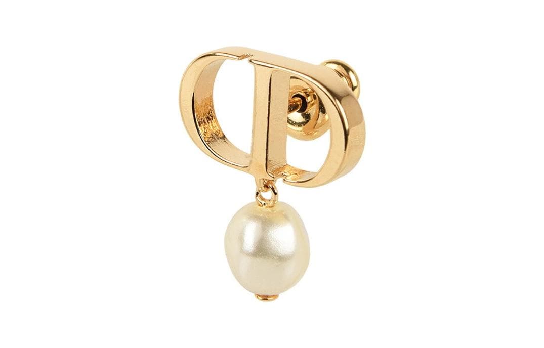 DIOR PETIT CD Metal Earrings Gold