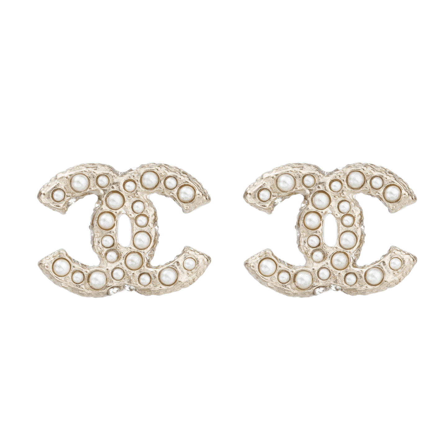 Chanel Pearl Double C Earrings