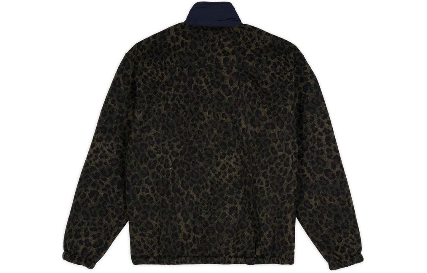 Brain Dead Leopard Zip Jacket Olive