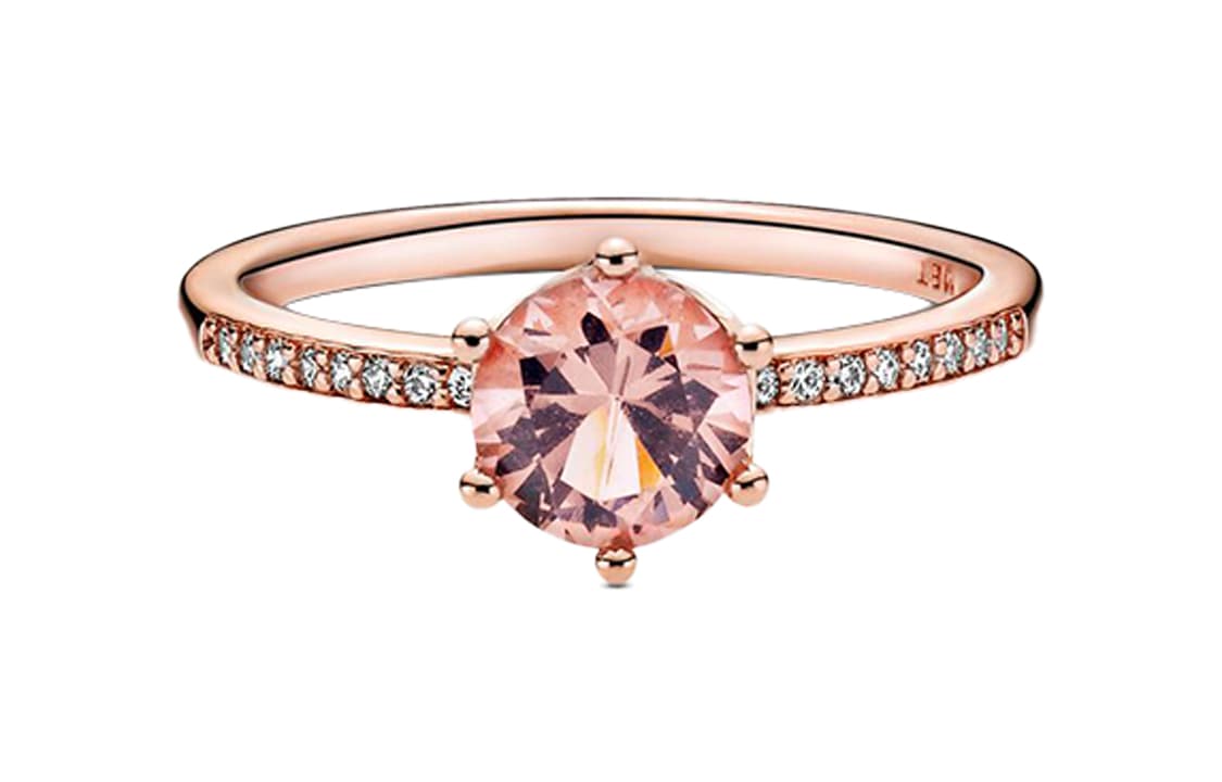 Pandora Shining Crown Ring Pink