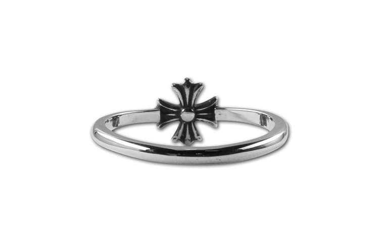 Chrome Hearts Cross Ring Silver