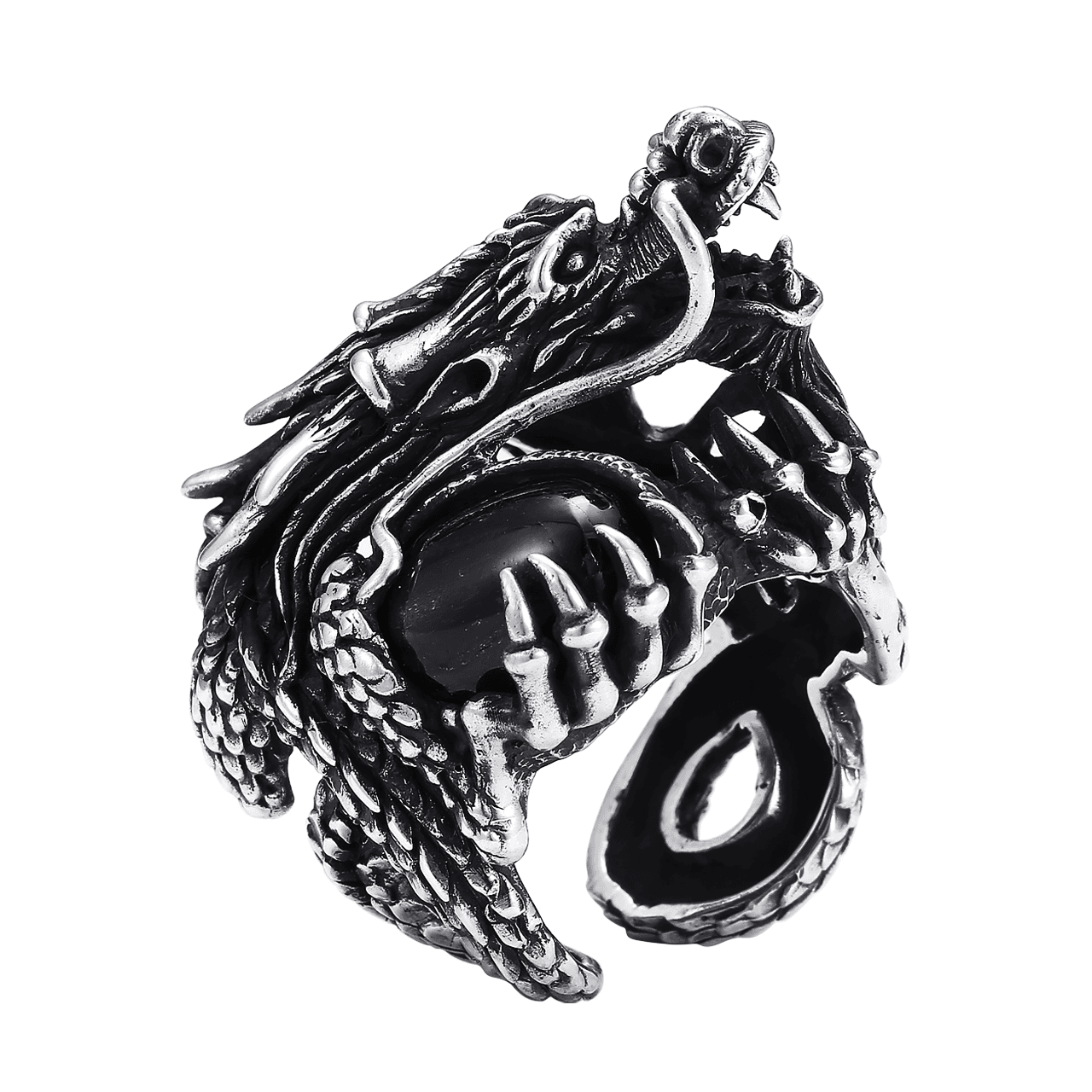 Yamagata Dragon Hollow Ring S925 Silver