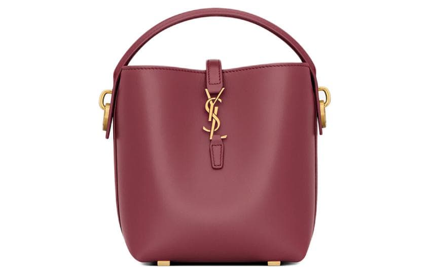 SAINT LAURENT Cassandre Mini Bucket Bag