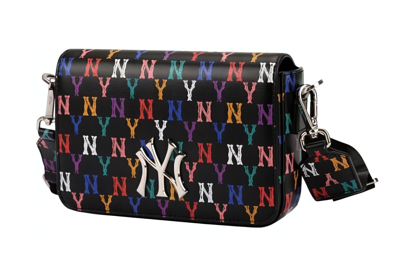 MLB Monogram NY Yankees Rainbow Graffiti Black