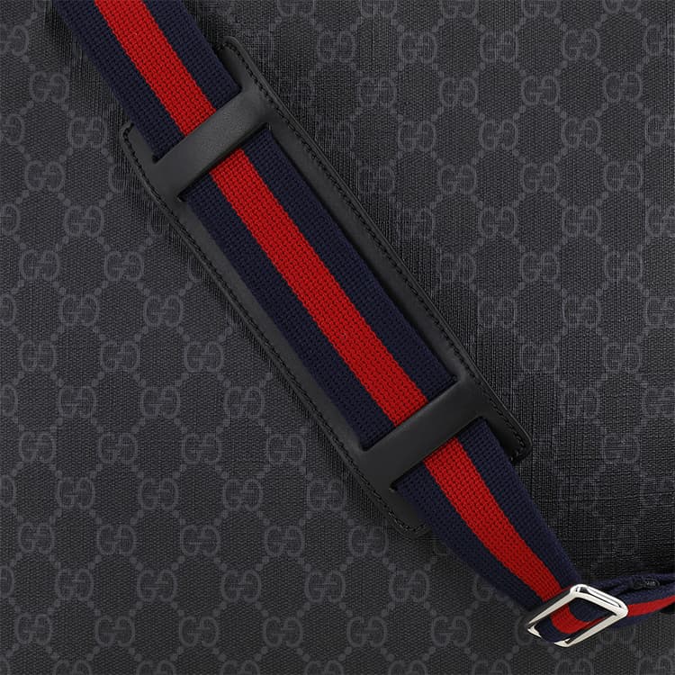 Gucci Logo Canvas Messenger Bag