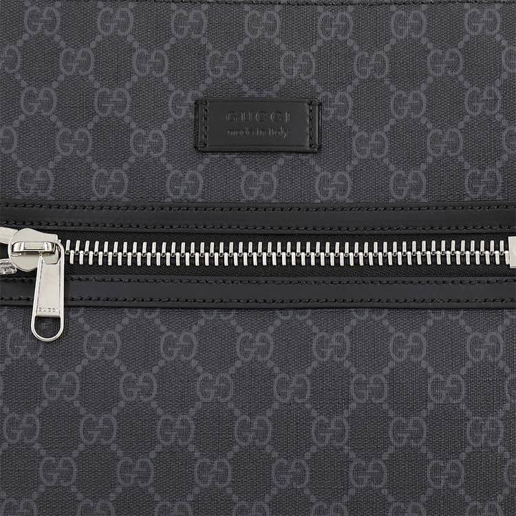 Gucci Logo Canvas Messenger Bag