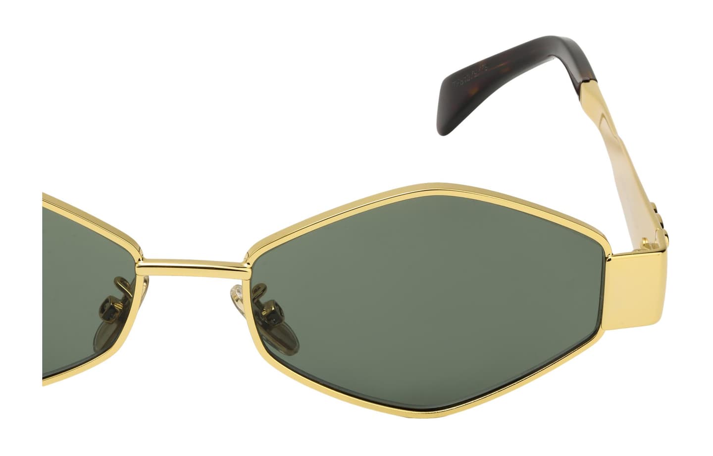 Celine Geometric Gold Sunglasses