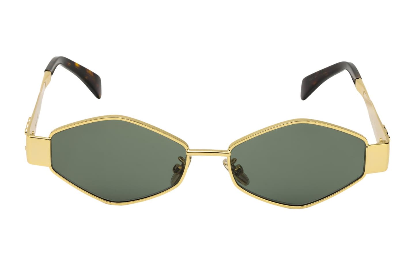 Celine Geometric Gold Sunglasses