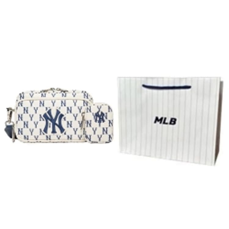 MLB Monogram Yankees Beige