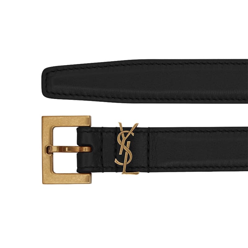 Saint Laurent Logo Belt