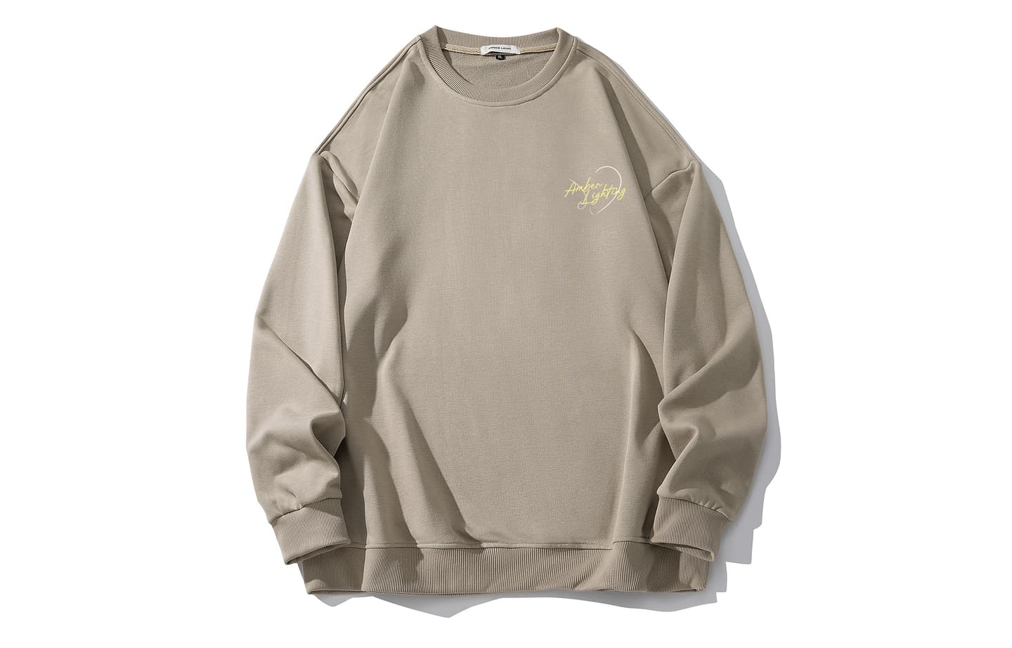 AMBER LIGHT Logo Patch Sweatshirt