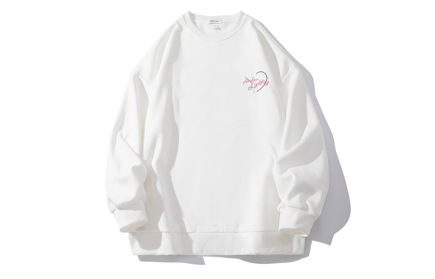 AMBER LIGHT Logo Patch Sweatshirt
