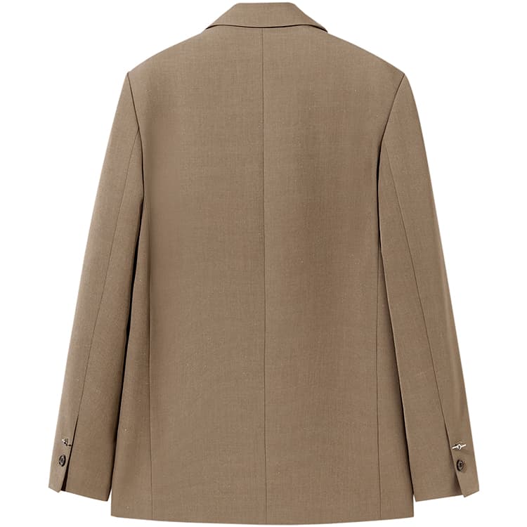 Peacebird Sparkle Straight Casual Blazer