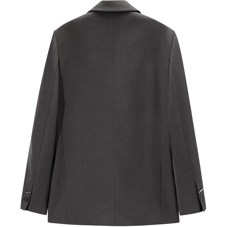 Peacebird Sparkle Straight Casual Blazer