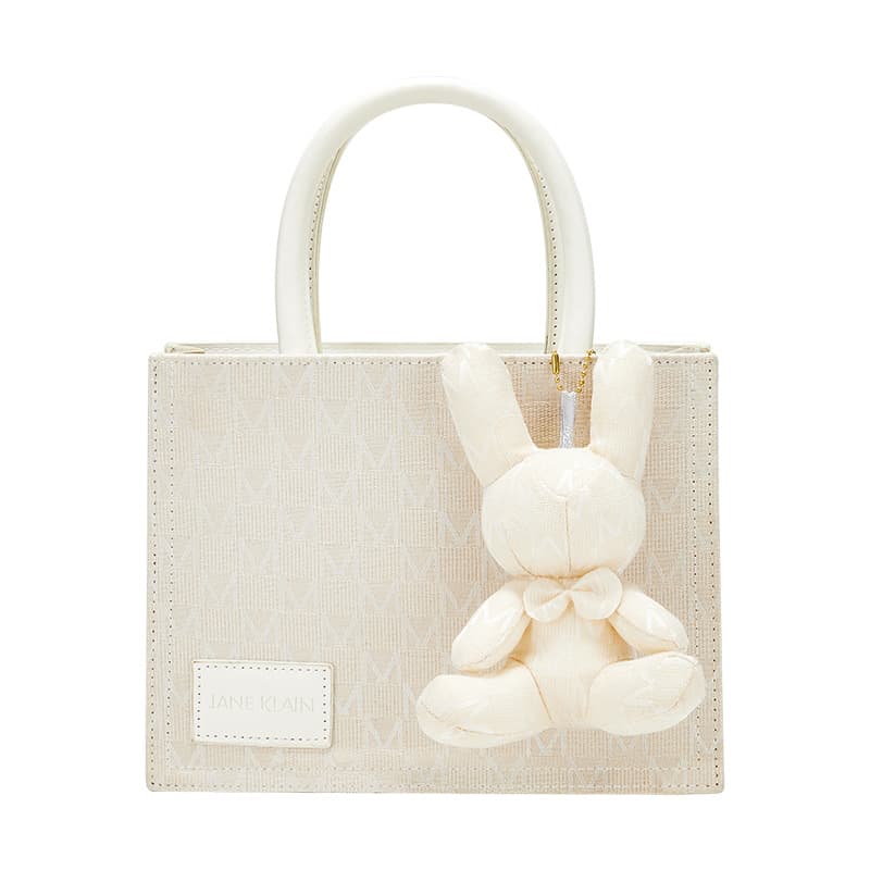 JANE KLAIN Classic Rabbit Tote Bag