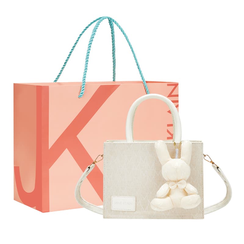 JANE KLAIN Classic Rabbit Tote Bag