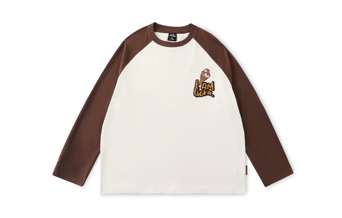 LAMLICKA Vintage Cartoon Embroidered Tee