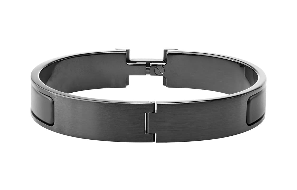 Hermes H Black Bracelet