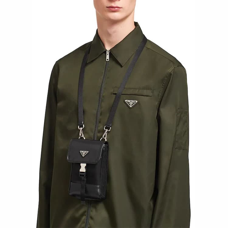 Prada Saffiano Nylon Camera Bag