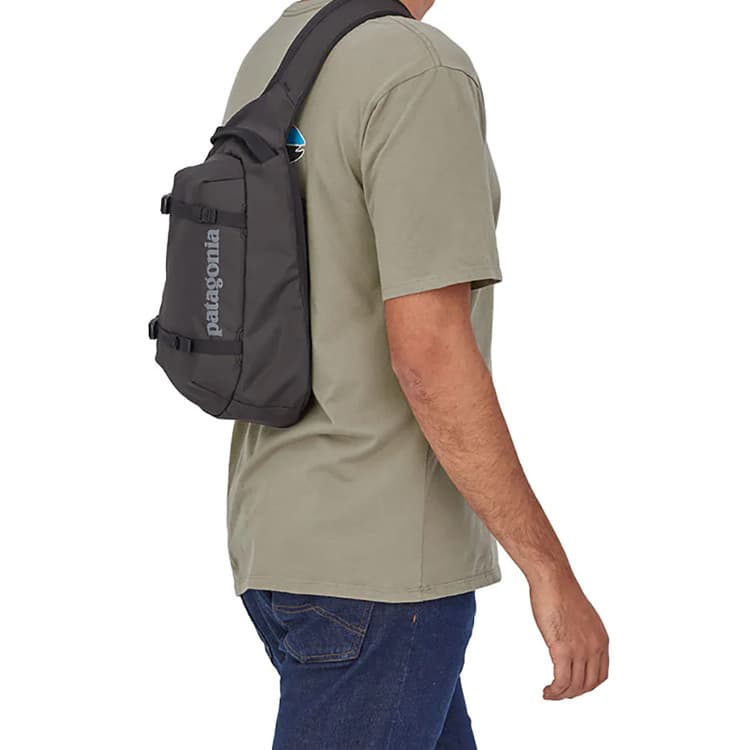 Patagonia Atom 8 Logo Sling Bag Black
