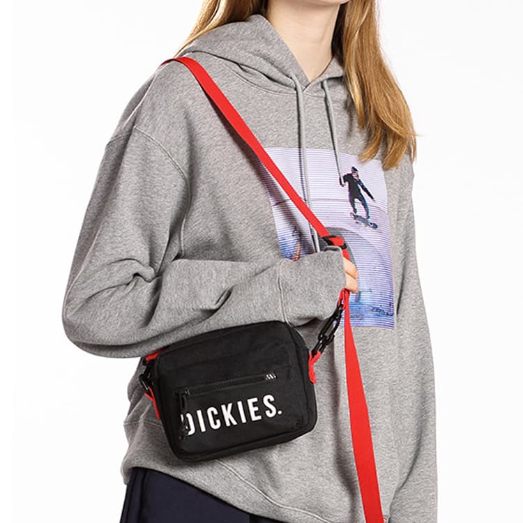 Dickies Mini Crossbody Bag Black Red