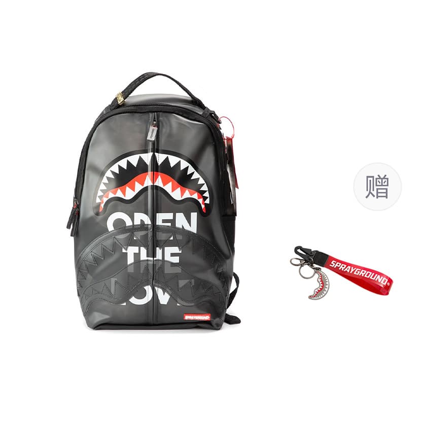 Sprayground Shark Mouth Black Backpack