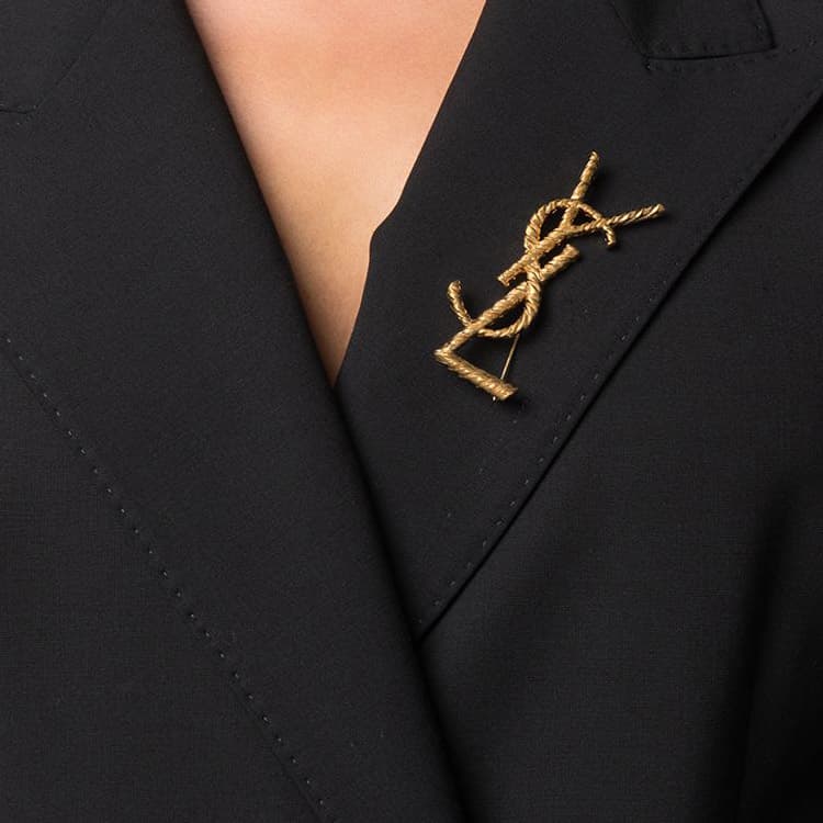 Saint Laurent Brooch