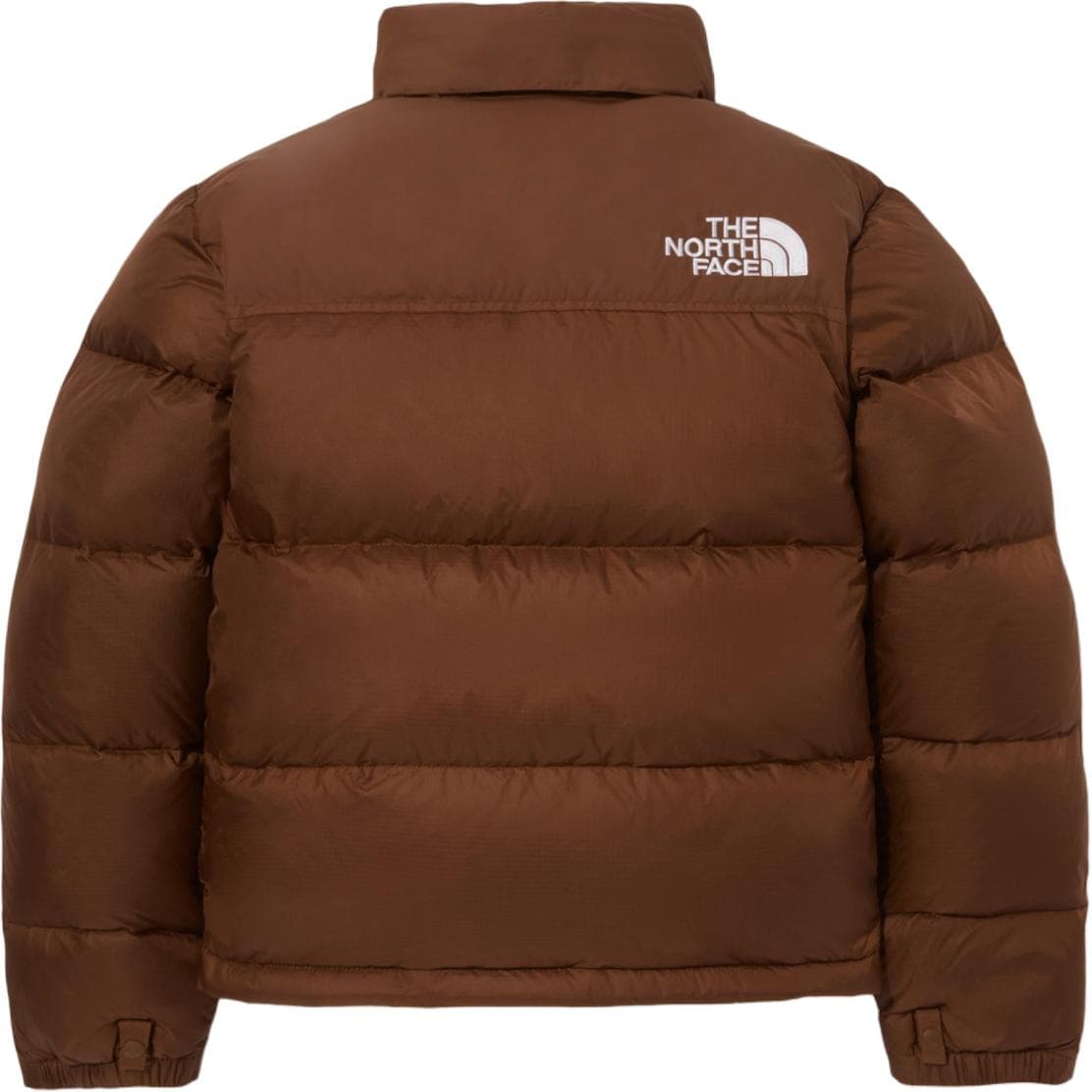 The North Face Logo Print Zip-Up Jacket Women Dark Brown