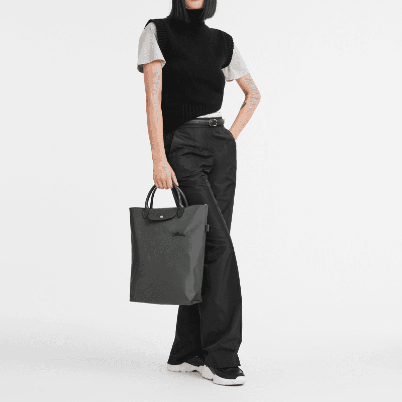 Longchamp Le Pliage Medium Graphite