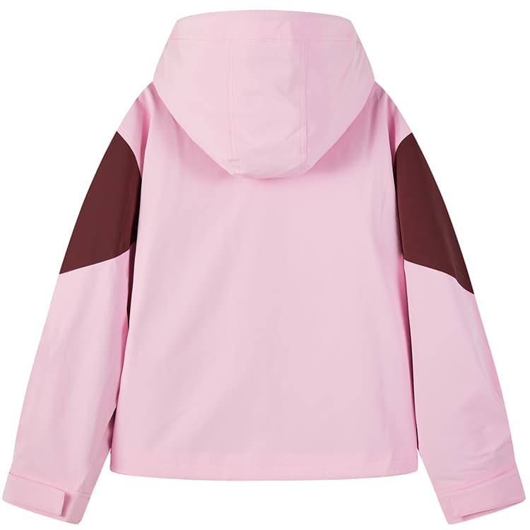 Peacebird Colorblock Street Hoodie Jacket Women