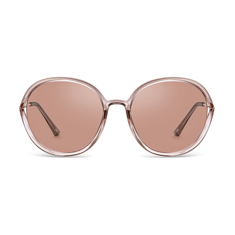HELEN KELLER Retro Round Frame Sunglasses