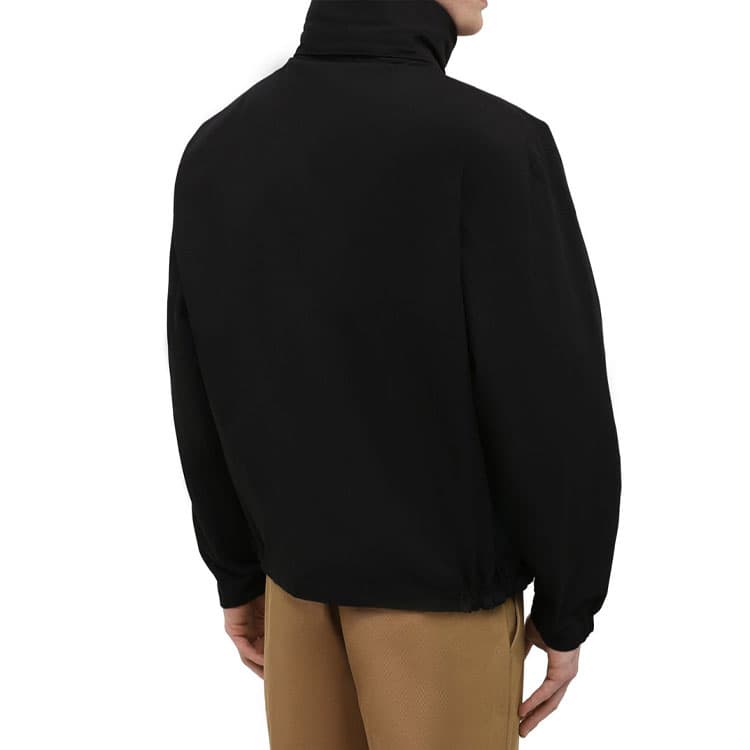 Gucci Nylon Cotton Blend Jacket Black