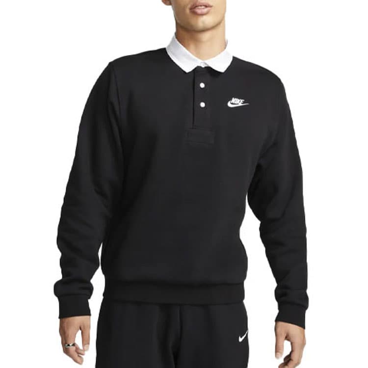 Nike Club Fleece Polo Black