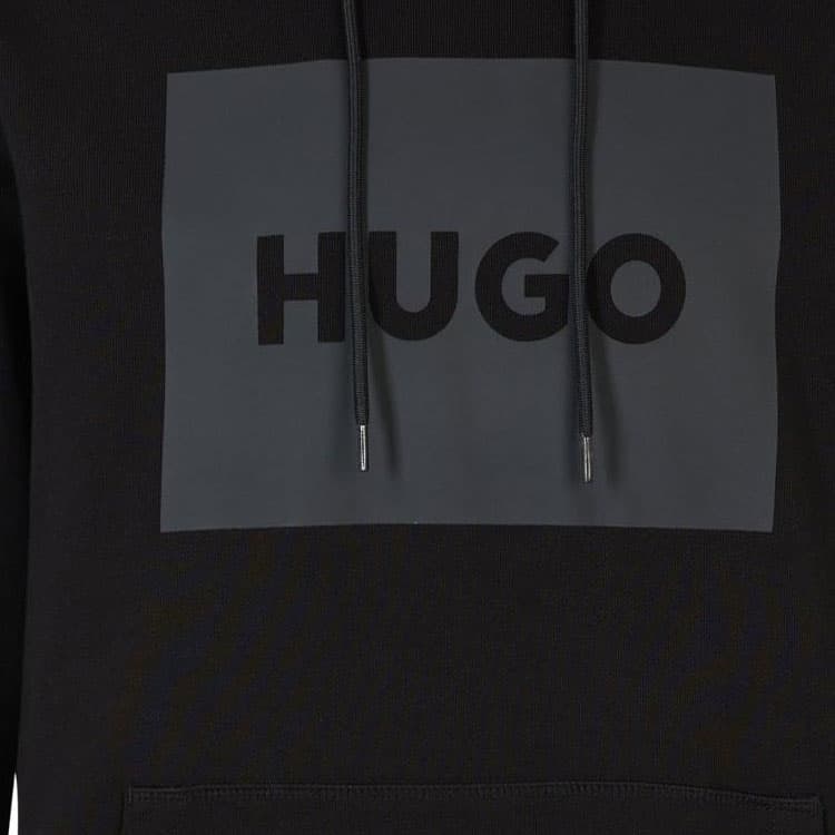 HUGO BOSS Logo Hoodie Black