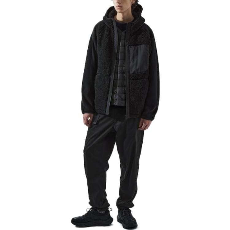 UNIQLO x White Mountaineering FW23 Fleece Jacket Black