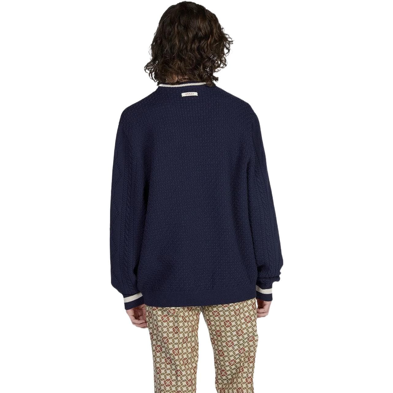 Gucci FW22 Wool Sweater Navy