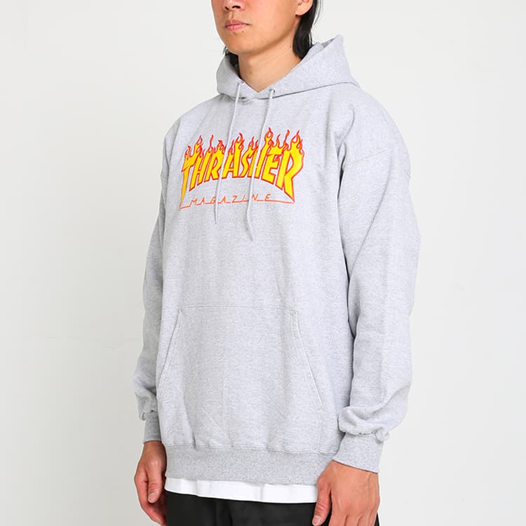 Thrasher Hoodie Grey