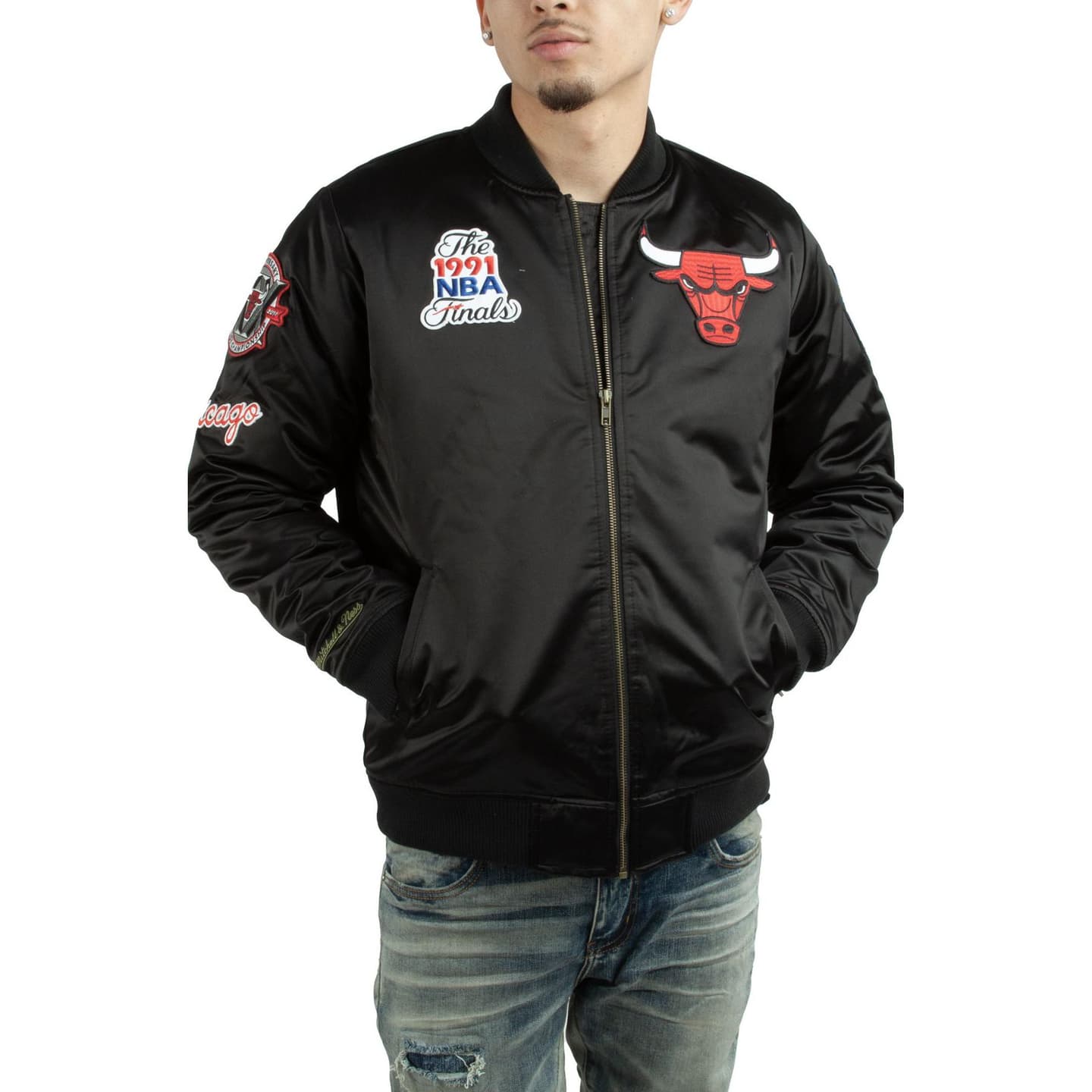 Mitchell & Ness Chicago Bulls Satin Jacket