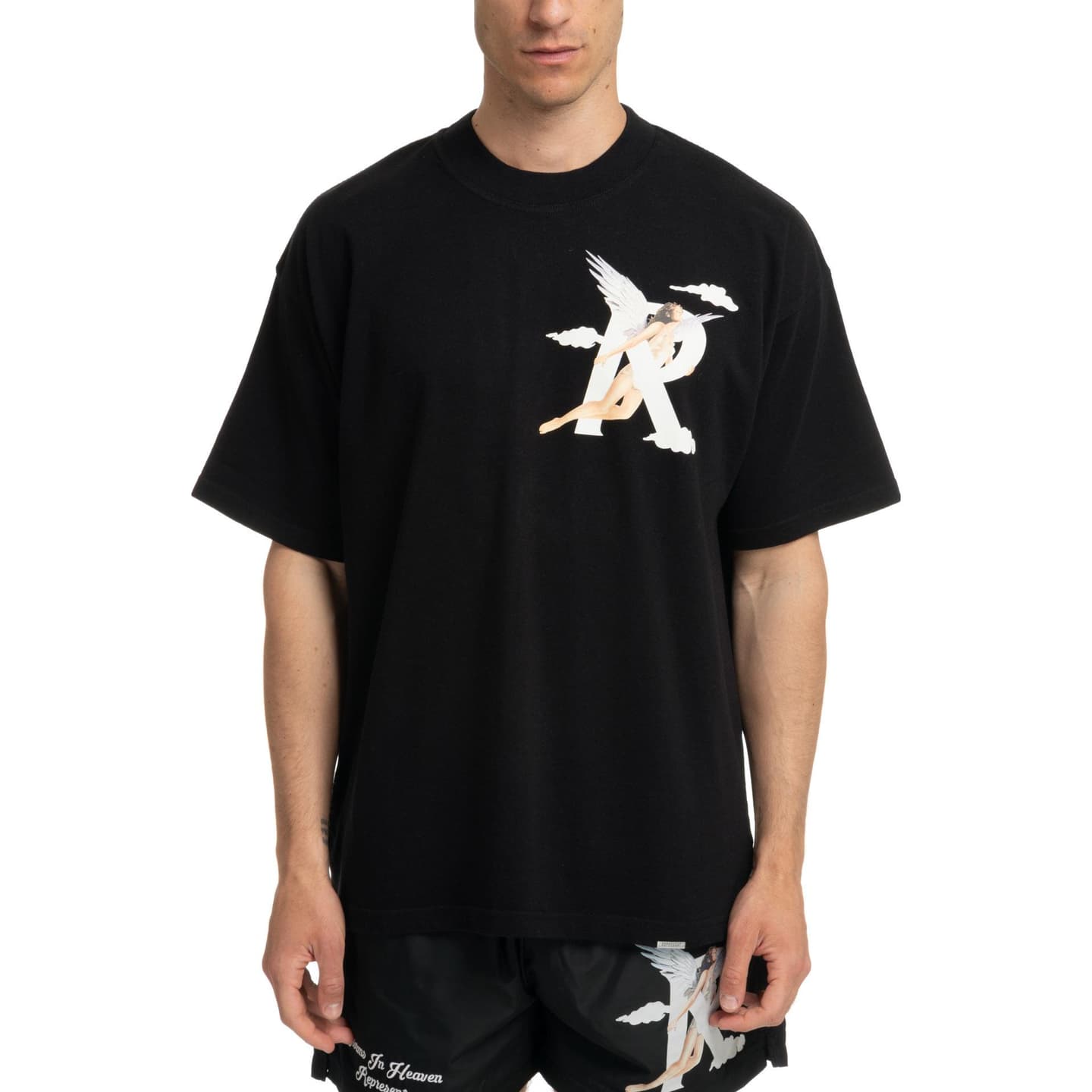 Represent SS23 Black Tee