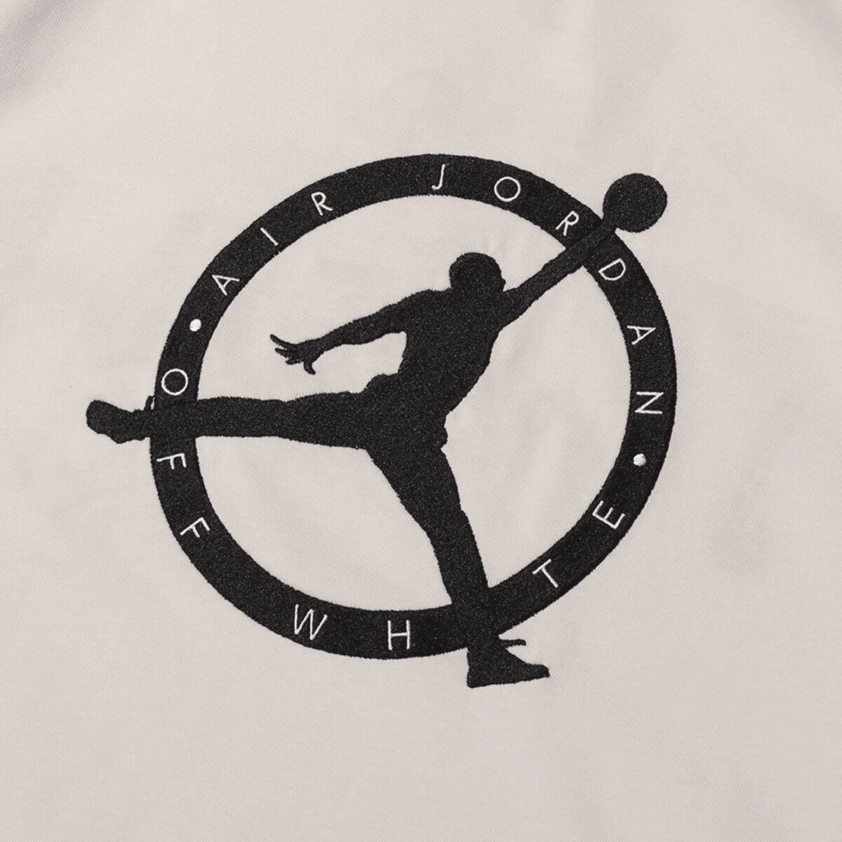 Jordan x OFF-WHITE Logo Embroidered T-Shirt