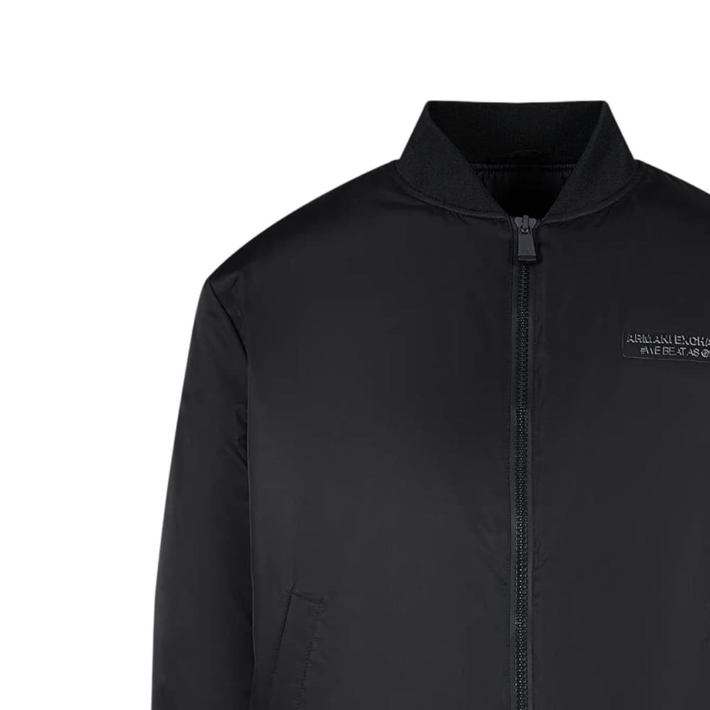 Armani Exchange FW23 Black Cotton Jacket