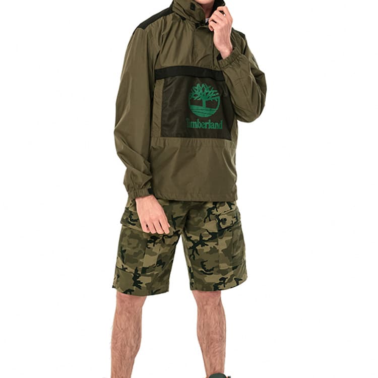 Timberland Colorblock Pocket Hoodie Pullover Jacket