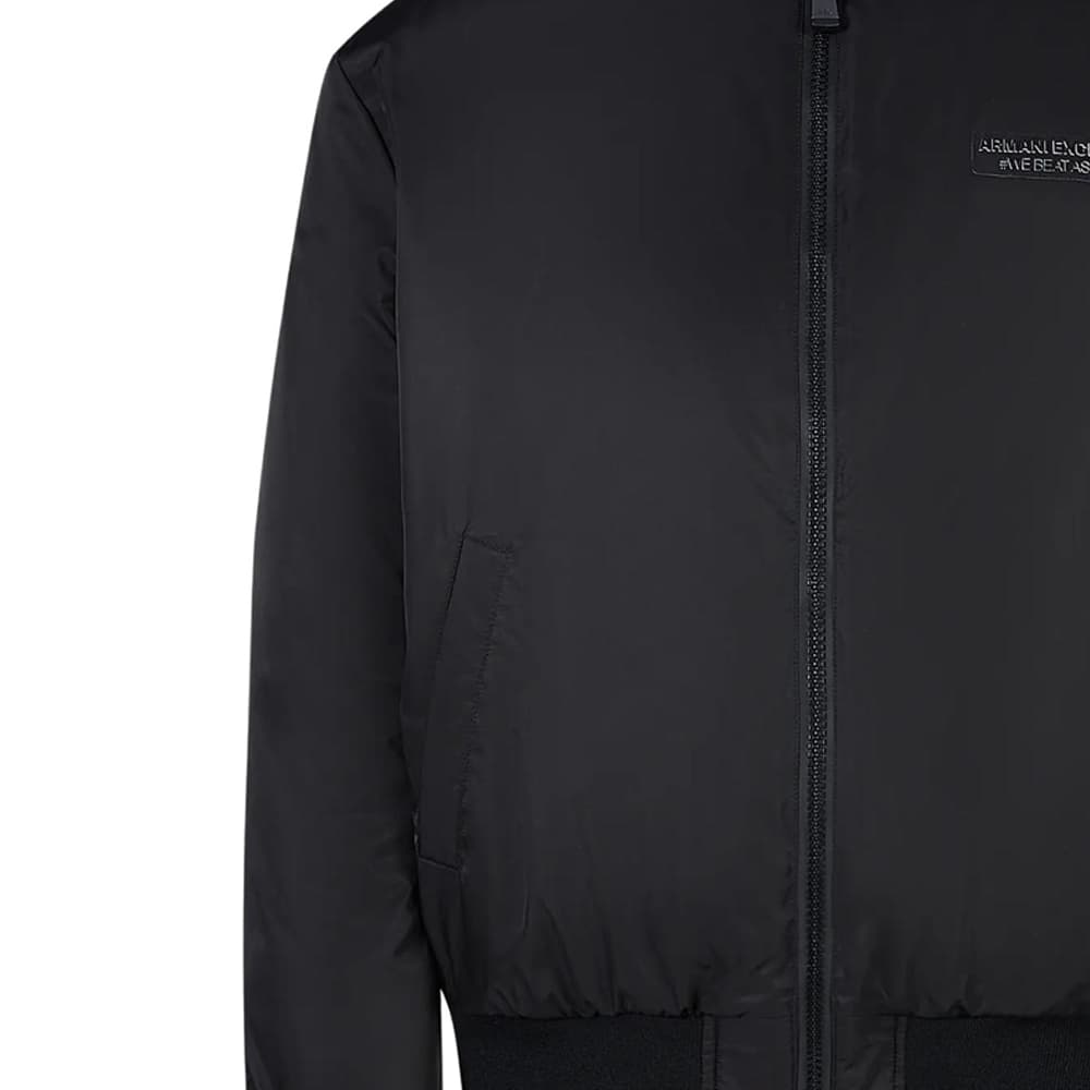 Armani Exchange FW23 Black Cotton Jacket
